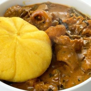 Ogbono Soup + Eba