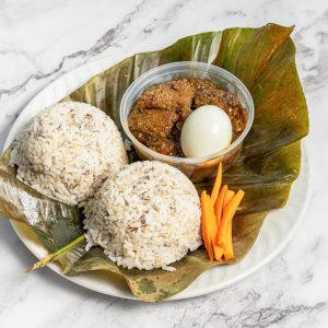 Ofada Rice + Ayamase