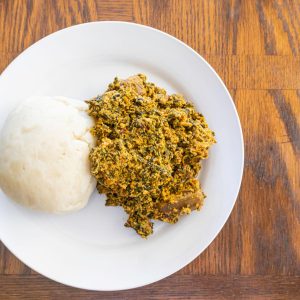 Egusi Soup + Pounded Yam